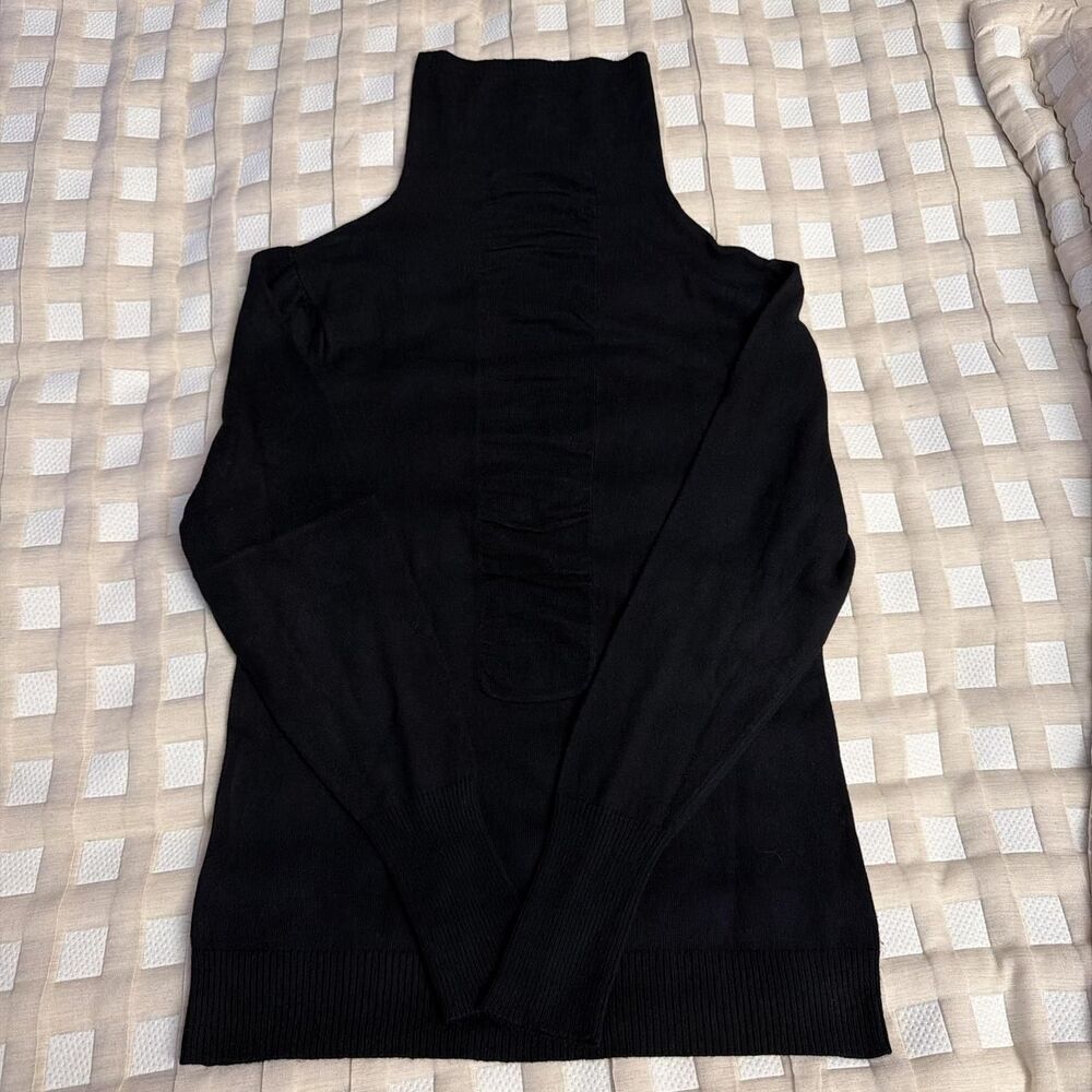Neiman Marcus Black turtleneck sweater